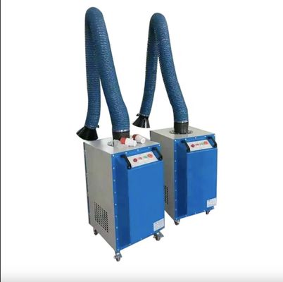 380V産業用HEPAフィルターポータブル移動式ヒューム粉塵抽出機、レーザー溶接用