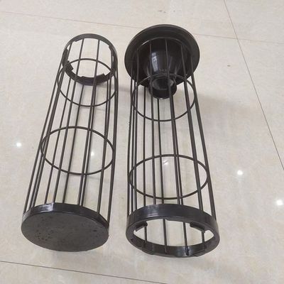 丸いプラテッド 塵収集器 フィルターケージ 空気溶接 製造機械 ポリエステル 304 316 骨格 フィルター バッグ ケージ
