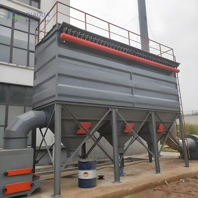 セメント工場の効率的な除塵用オフラインパルスバッグ集塵機